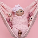 Bebê Reborn Realista Lívia Silicone Sólido