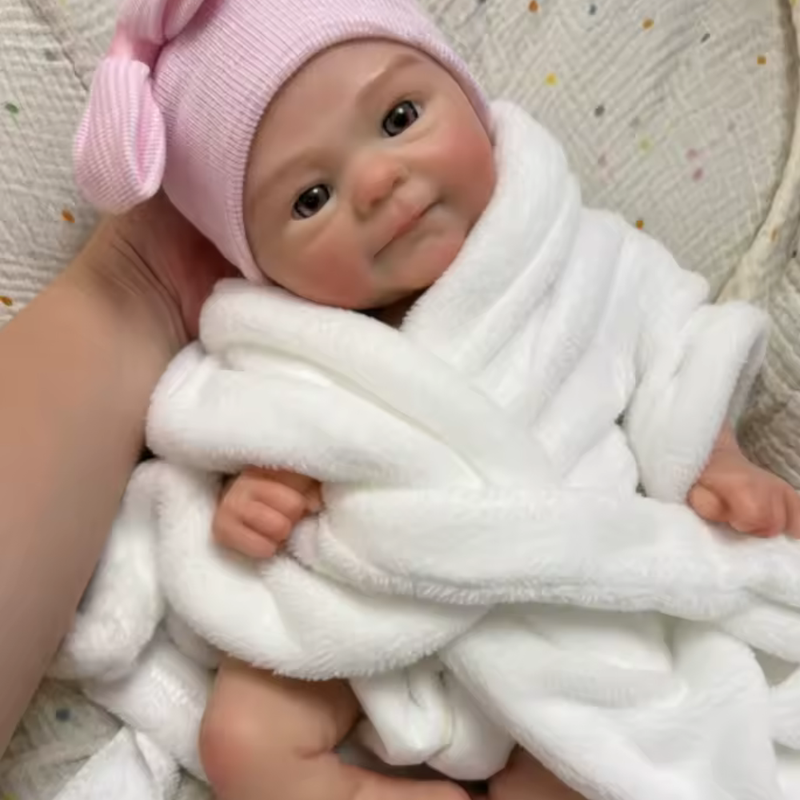 Bebê Reborn Realista Lívia Silicone Sólido