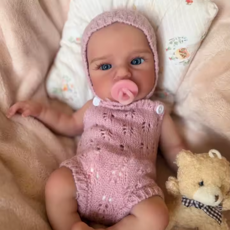 Boneca Reborn Realista Madalena Silicone Sólido
