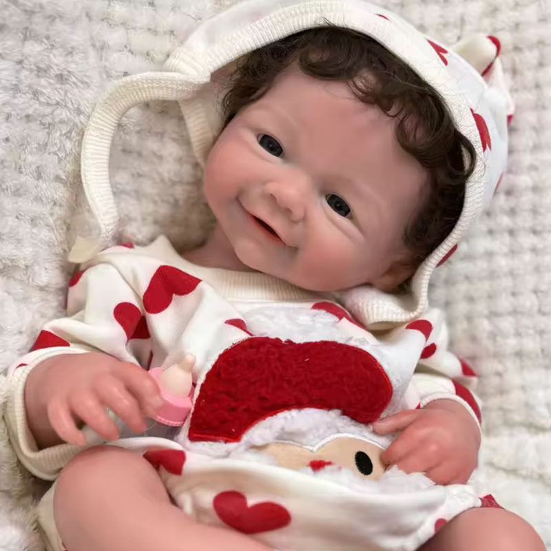 Boneca Reborn Realista Malu Silicone Sólido
