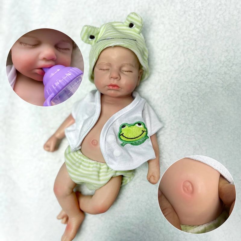 Boneco Reborn Realista Leo Silicone Sólido